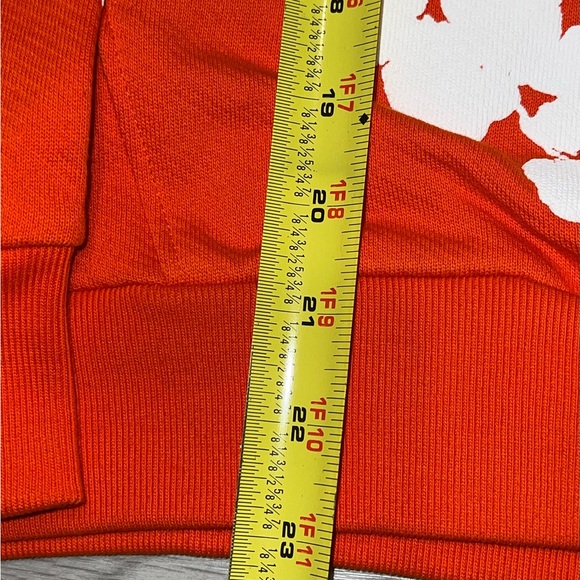 New Denim Tears The Cotton Wreath Sweatshirt Orange Medium FW23 BRAND Authentic - Picture 6 of 7